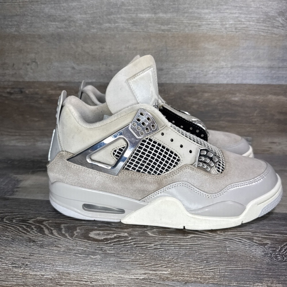 Jordan 4 Retro Frozen Moments Women's Sneakers Size 9.5 (Discoloration/Read) - Picture 4 of 16